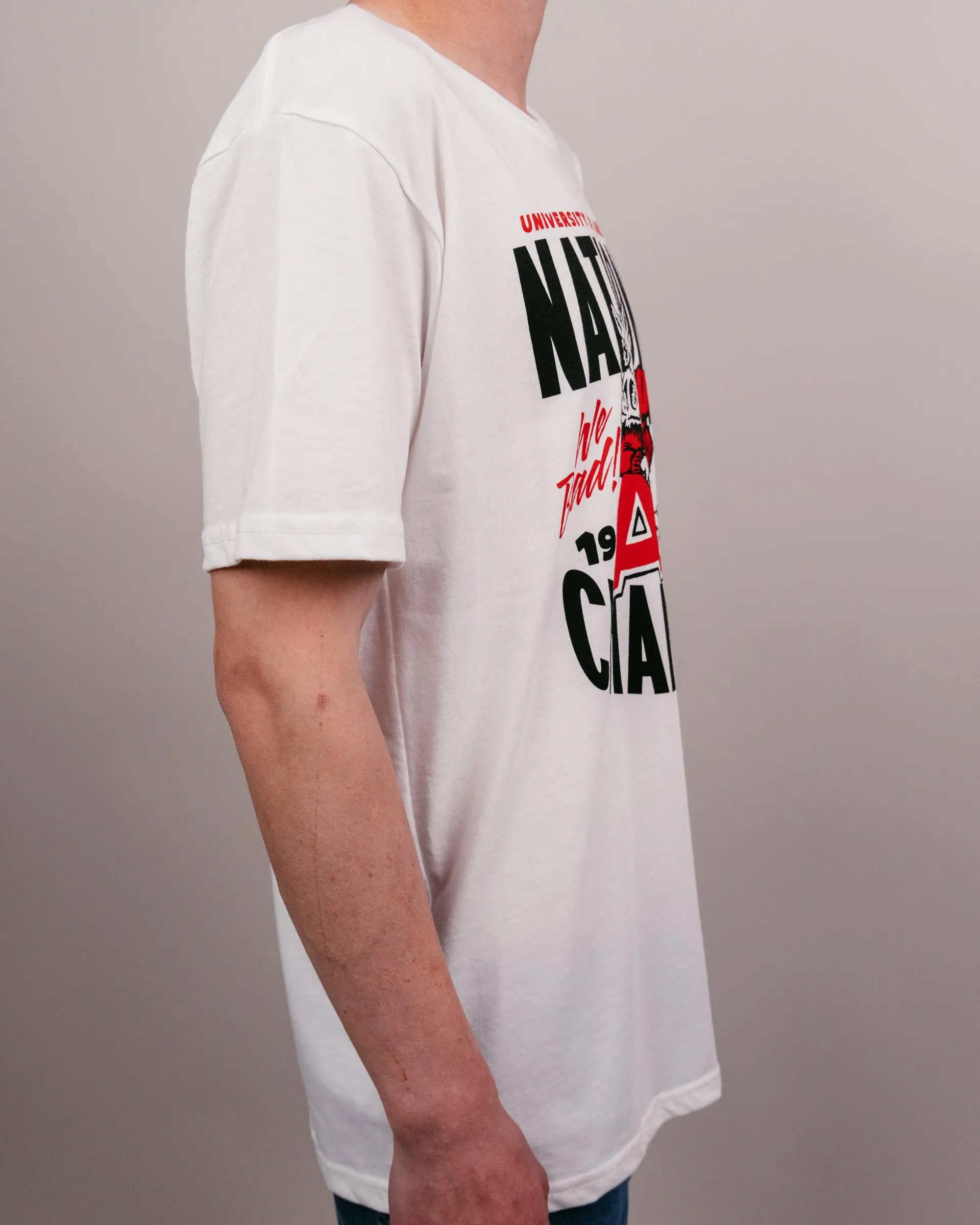 1994 Champs Arkansas White T-Shirt