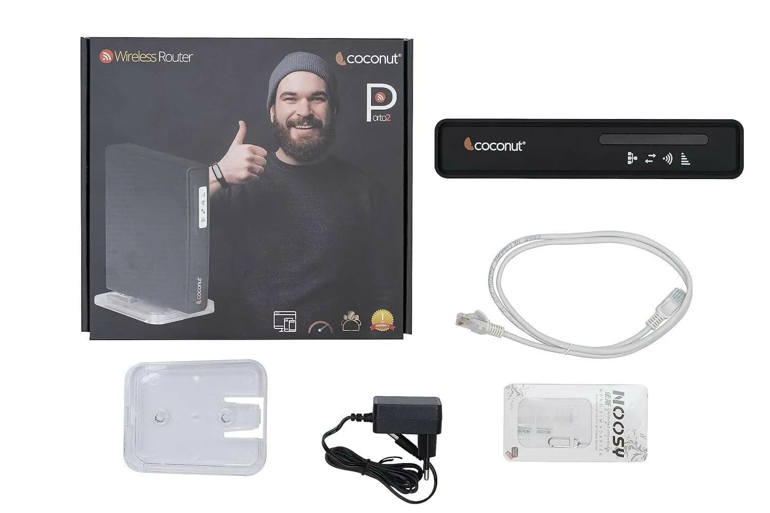 4G Wireless Router with LAN Supports DVR, Powerful Wireless Range Porto 2