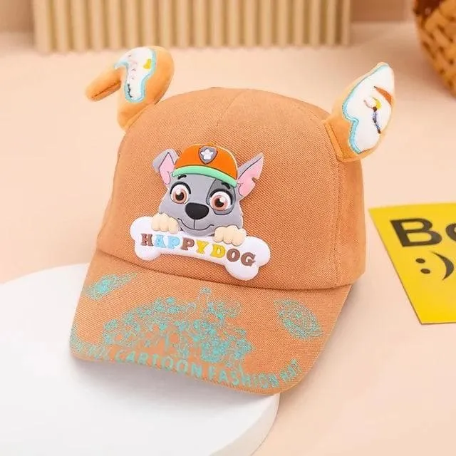 A Adorable Happy Dog Fancy cap