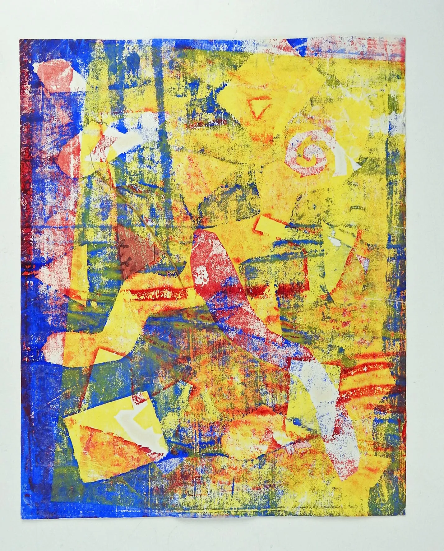 Abstract Geometric Painting