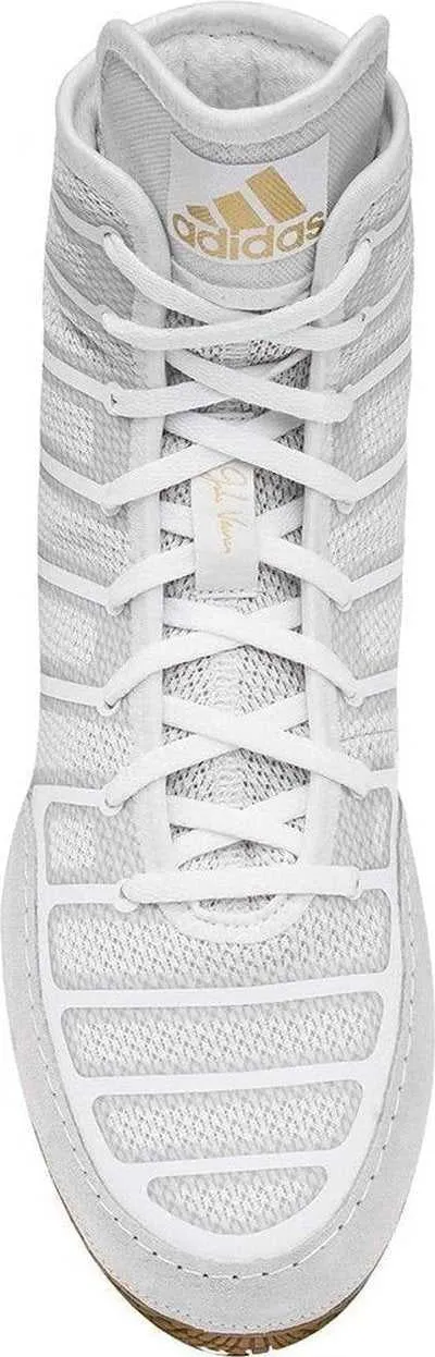Adidas 223 adiZero Varner Wrestling Shoes - White Vegas Gum