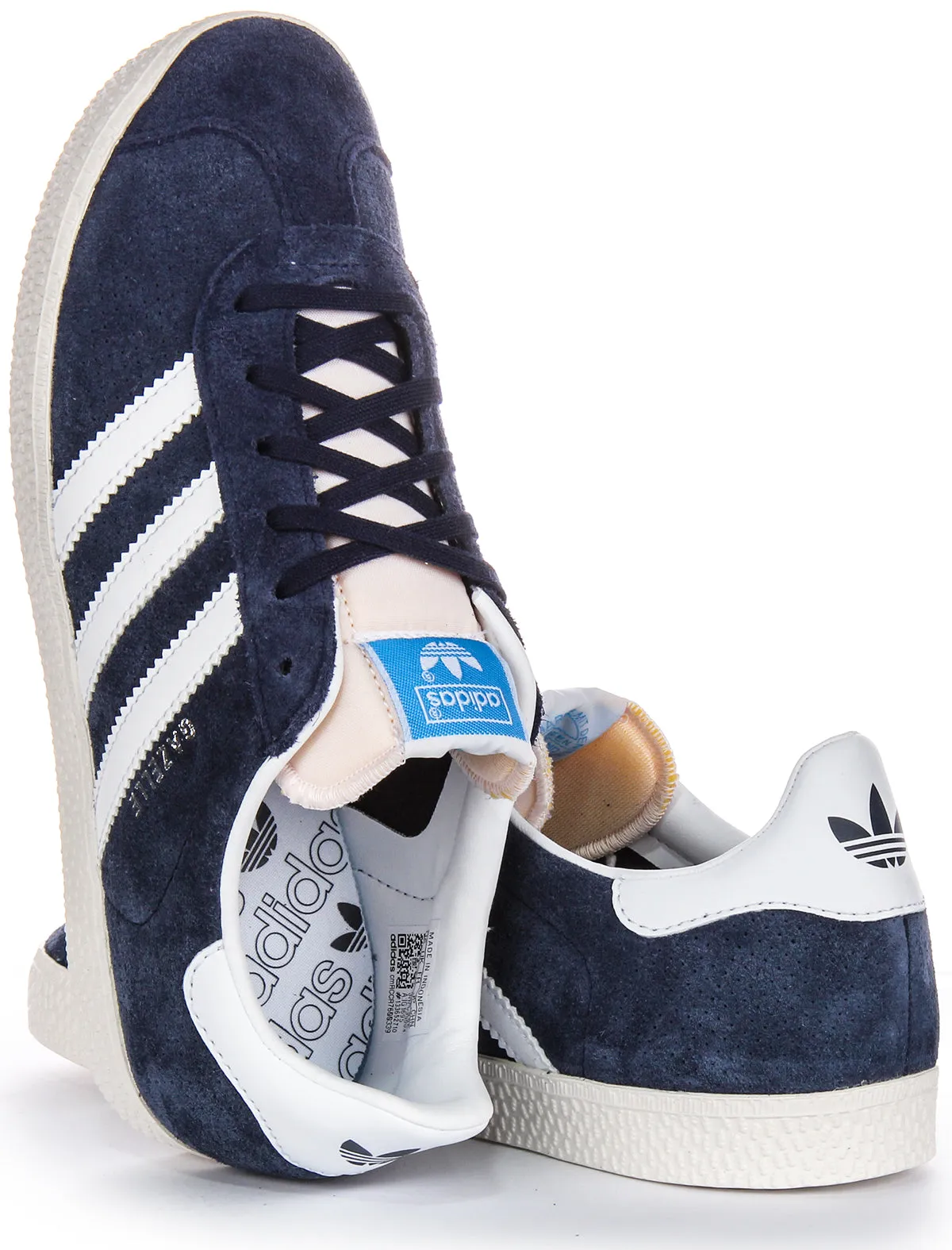 Adidas Gazelle In Navy White For Youth