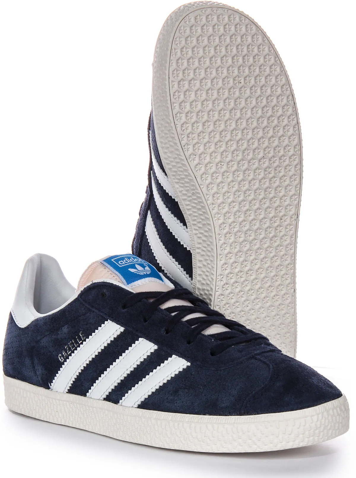 Adidas Gazelle In Navy White For Youth