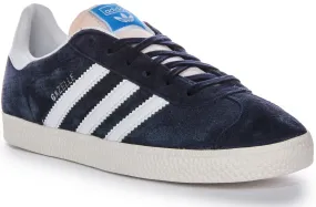 Adidas Gazelle In Navy White For Youth