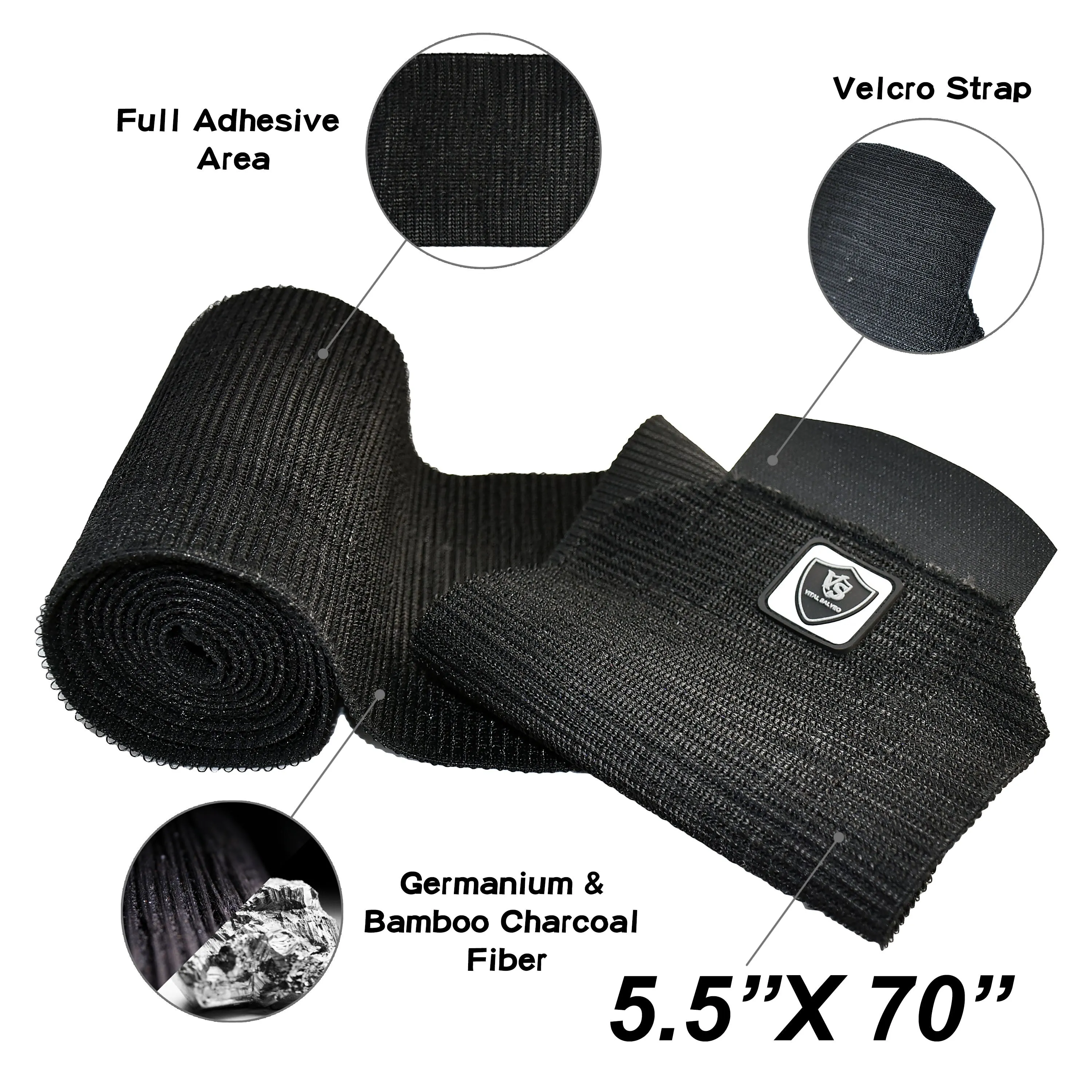 Adjustable Elastic Compression Leg Bandage Wrap (1PC)-5.5"*70"