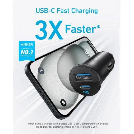 Anker PowerDrive Car Charger 30W, 2Ports - Black