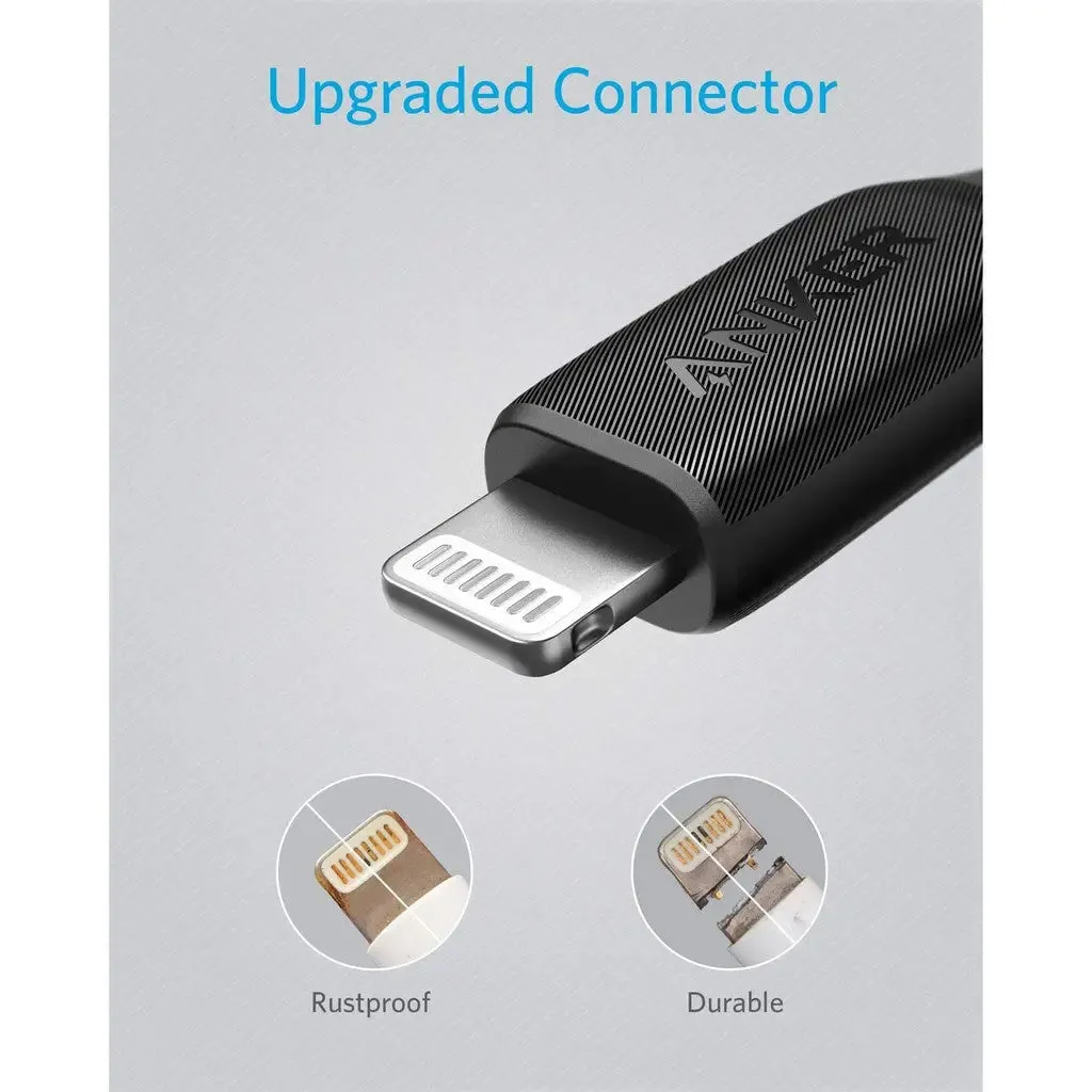 Anker PowerLine III USB A to Lightning Cable Fast Charging 3ft/0.9m Cable A8812