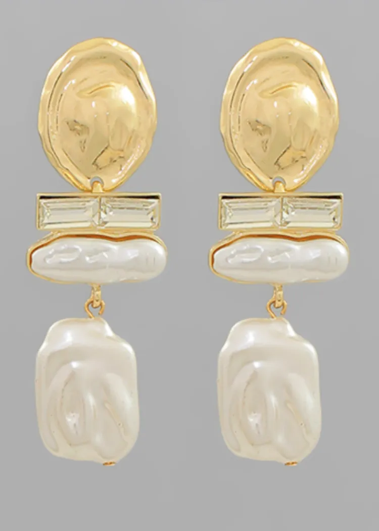 Arya Pearl Drop Earrings
