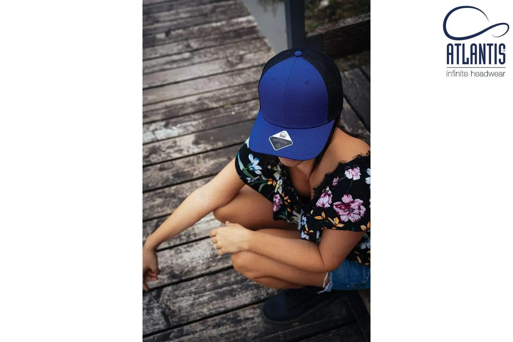 Atlantis Headwear - Sustainable Recy Three Trucker Cap