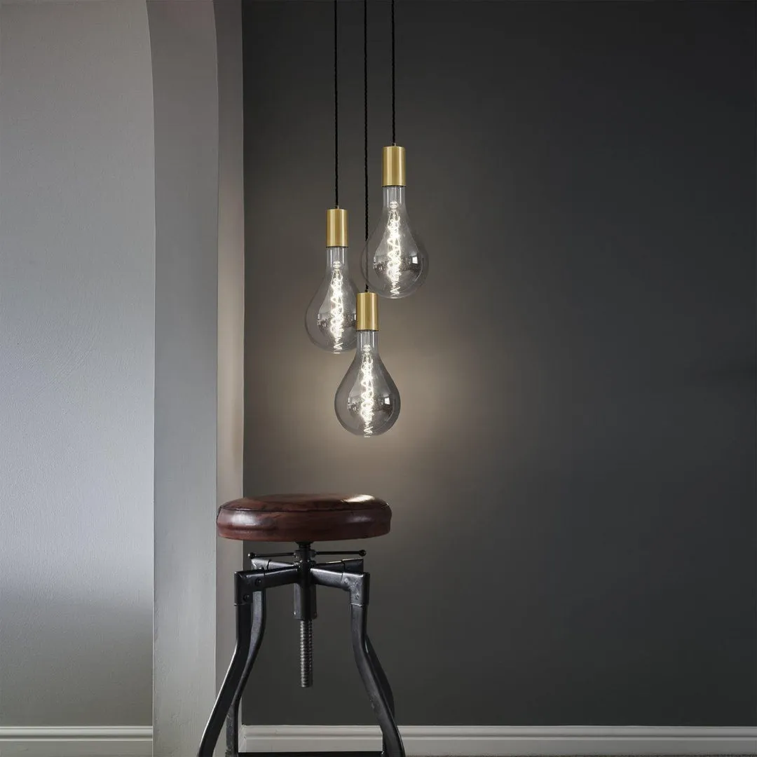 Brass Sleek Large Edison Pendant - 1 Wire - Industville