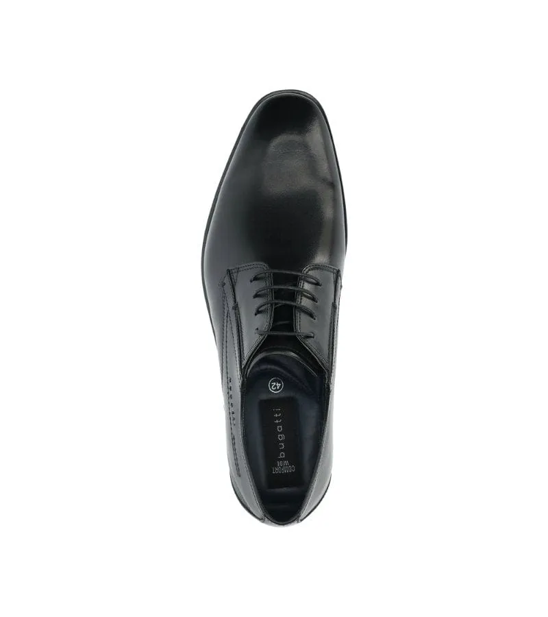 Bugatti Mens Black Leather Dress Shoe 311-19608-1000