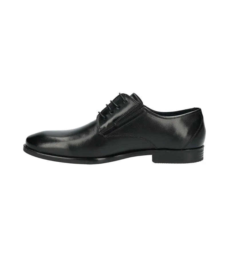 Bugatti Mens Black Leather Dress Shoe 311-19608-1000