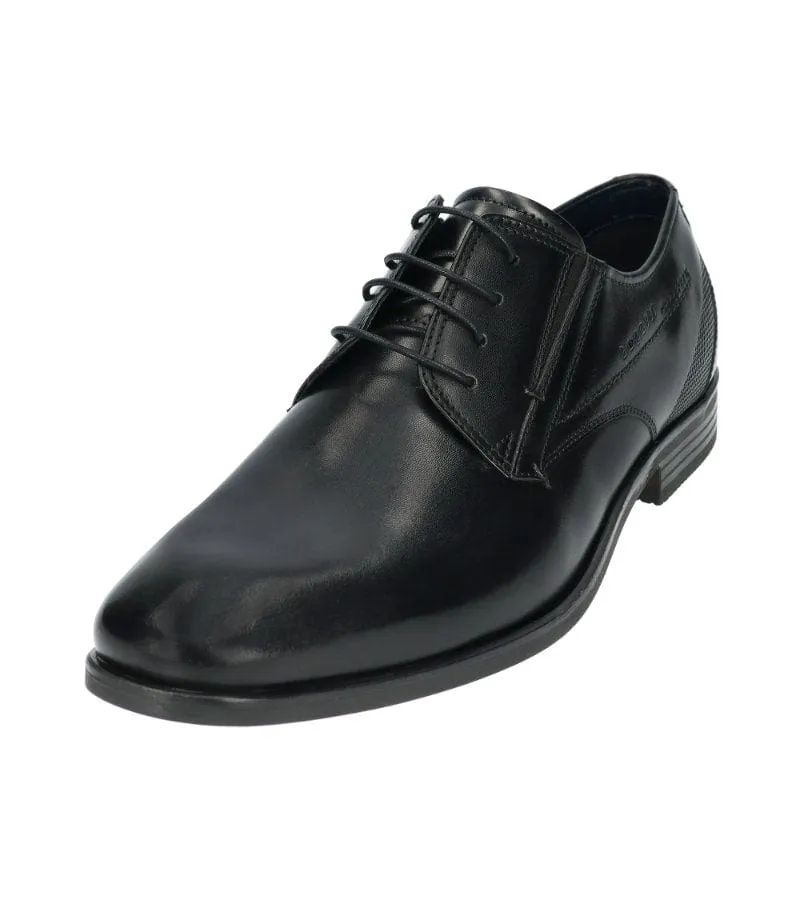 Bugatti Mens Black Leather Dress Shoe 311-19608-1000