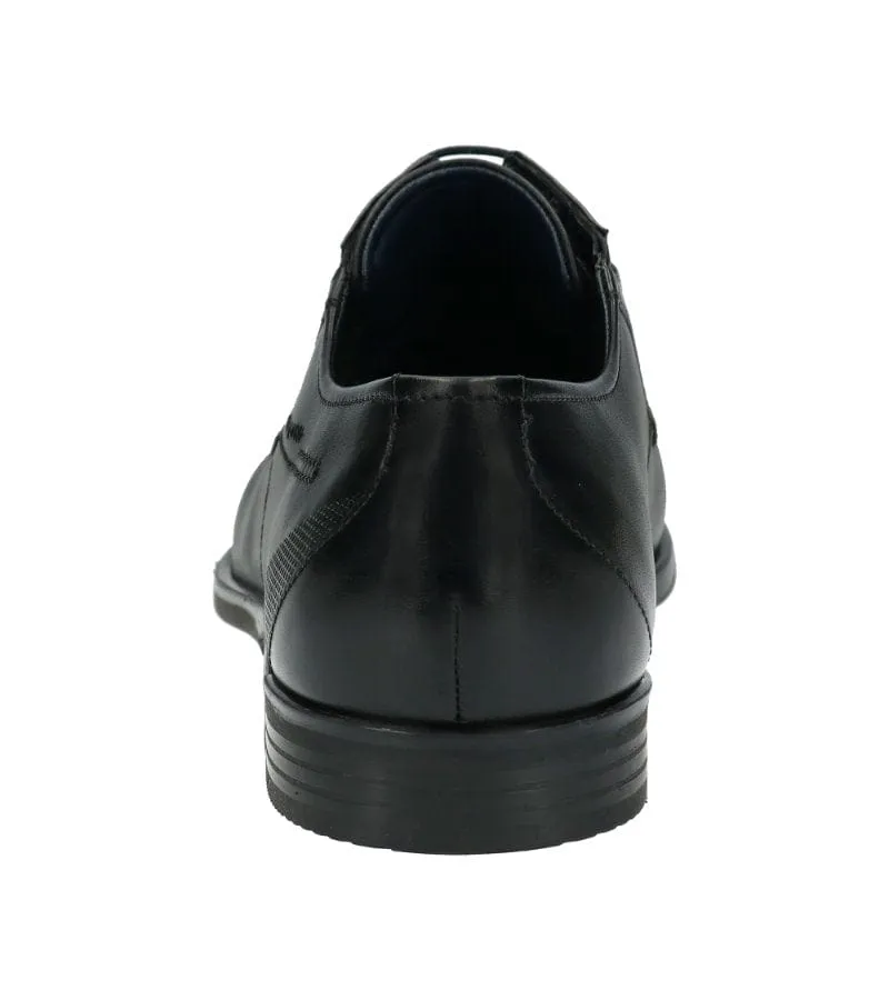 Bugatti Mens Black Leather Dress Shoe 311-19608-1000