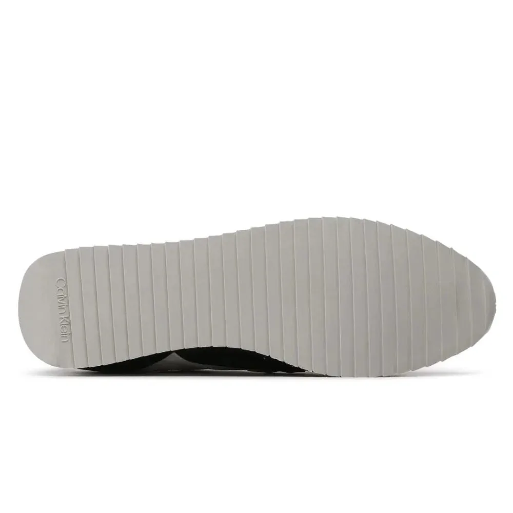 Calvin Klein Low Top Lace Up Nylon Trainer HM0HM00921-BLKWHT