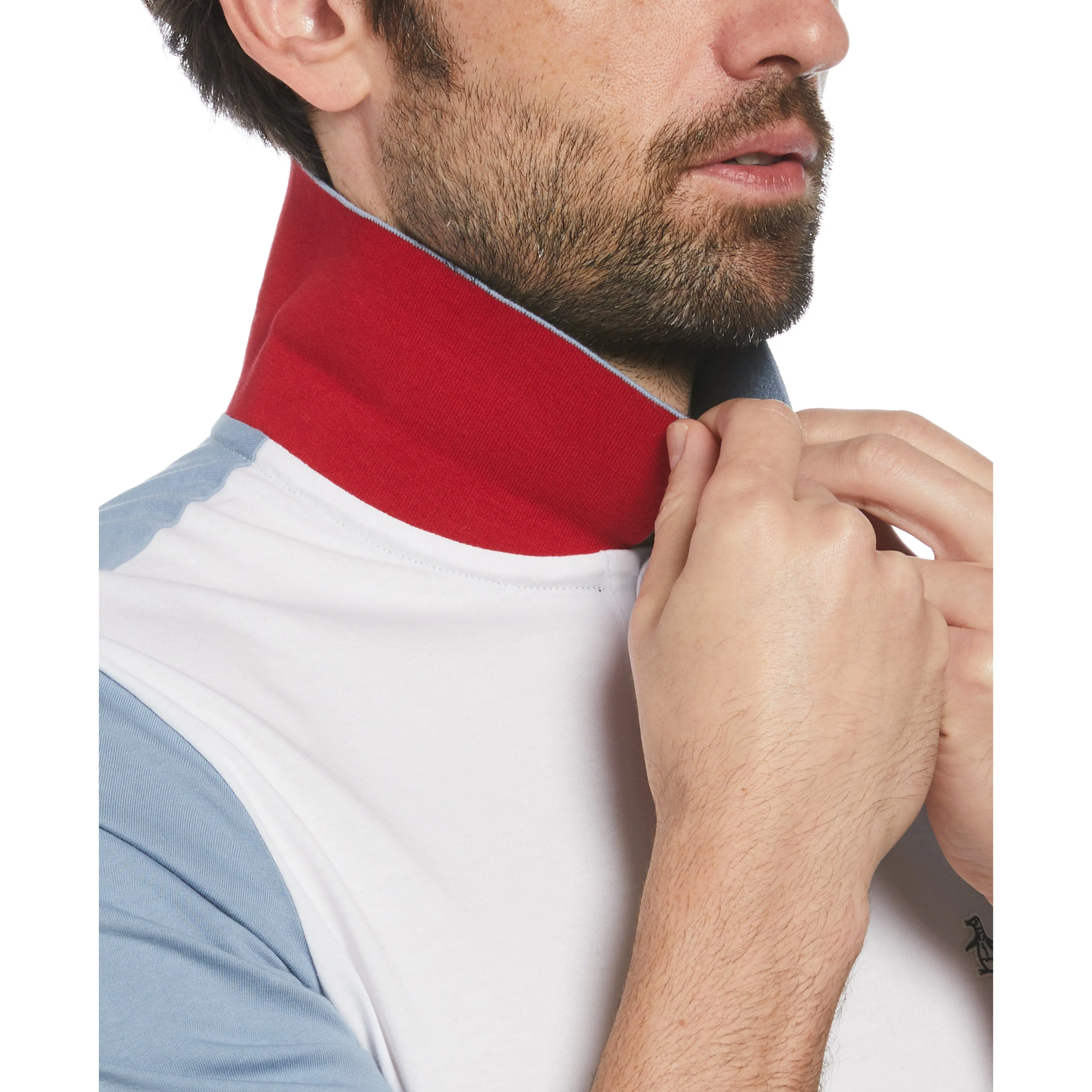 Color Block Polo