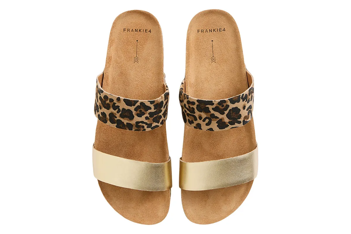 Frankie 4 Maria III Leopard/Gold Womens