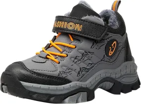 Girls Boots Glitter Boots Lace up Lug Sole Side Zipper Outdoor Booties Comfort Short Ankle Boots