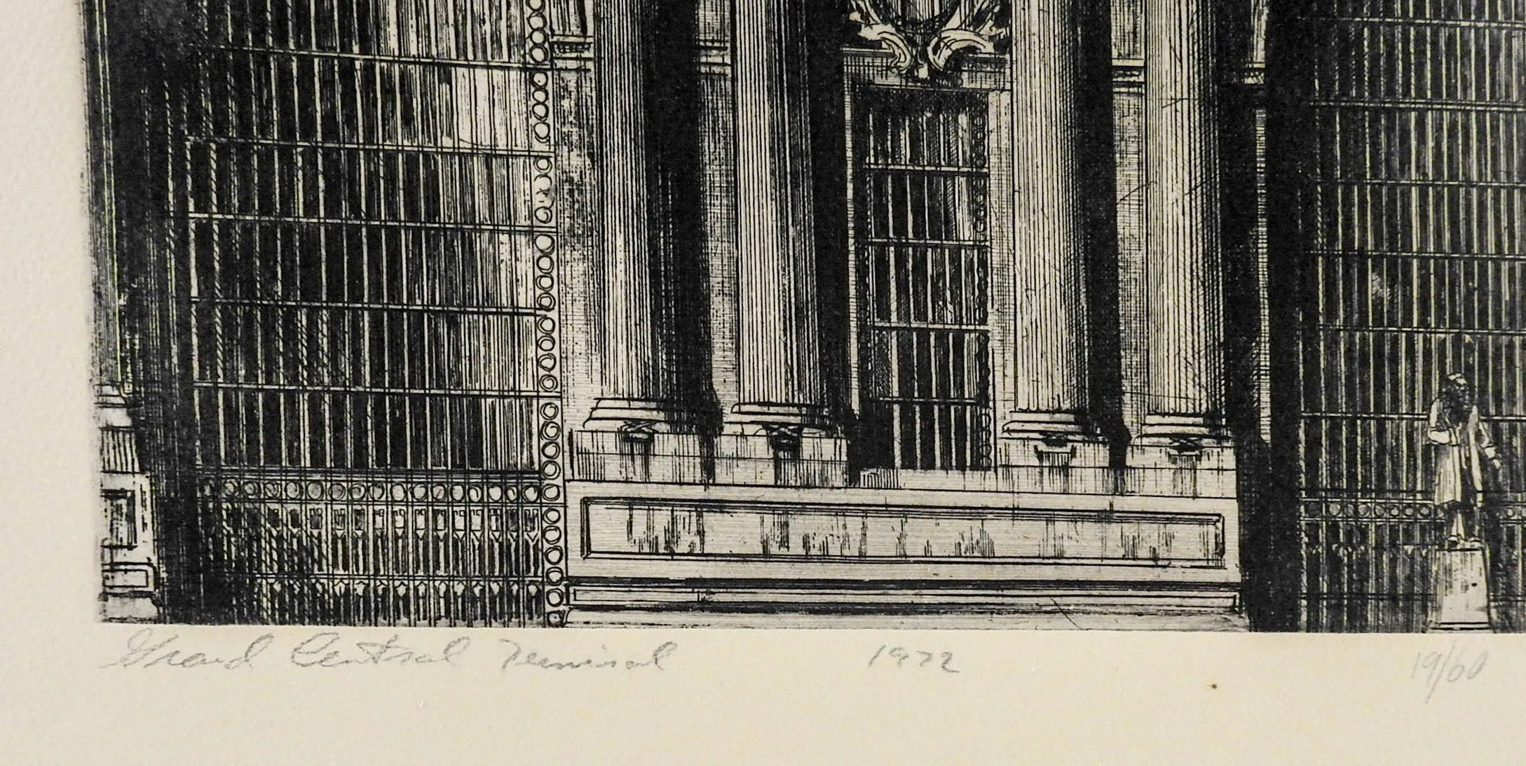 Grand Central  Station Lithograph