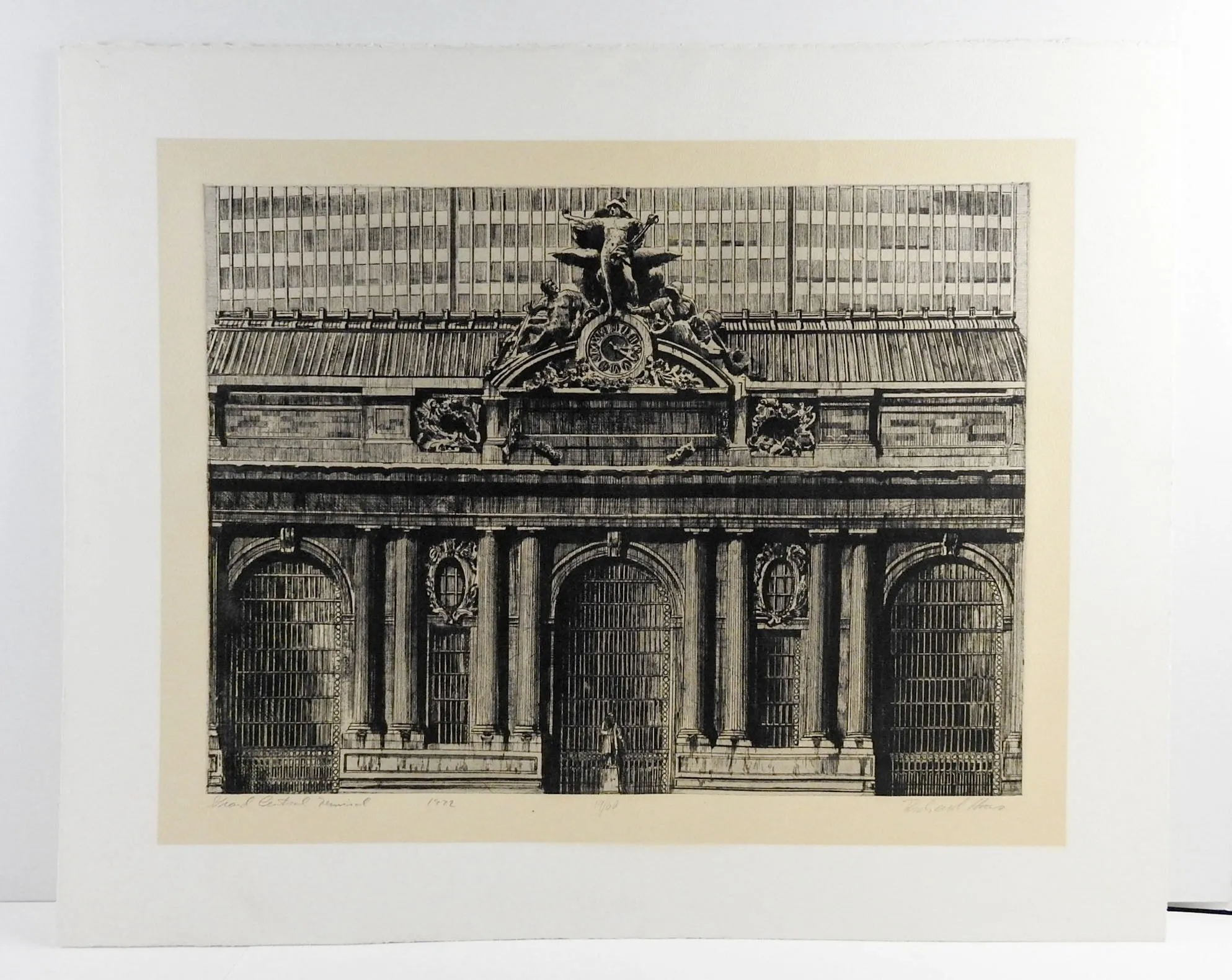 Grand Central  Station Lithograph