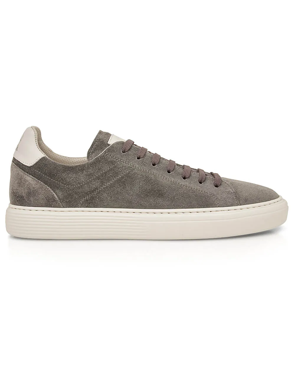 Gray Washed Suede Sneaker