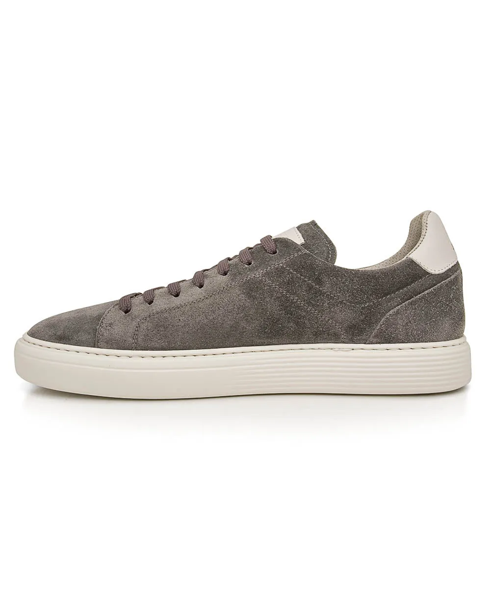 Gray Washed Suede Sneaker