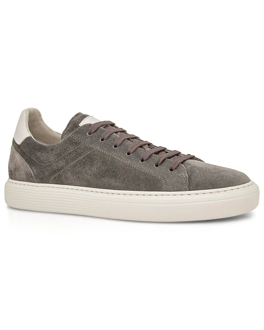 Gray Washed Suede Sneaker