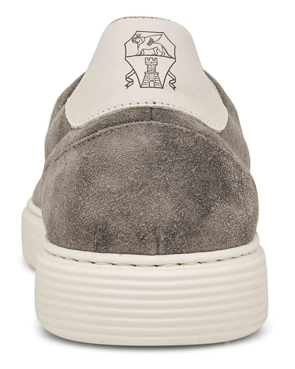 Gray Washed Suede Sneaker