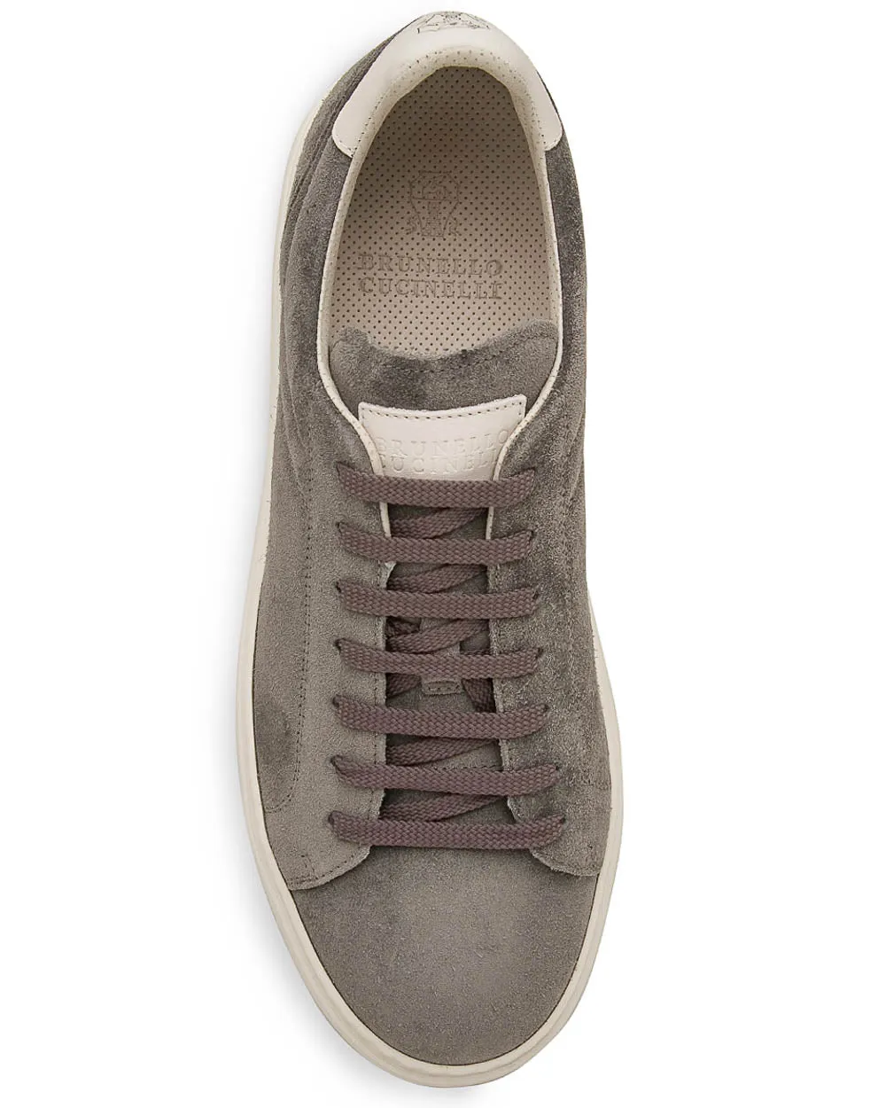 Gray Washed Suede Sneaker