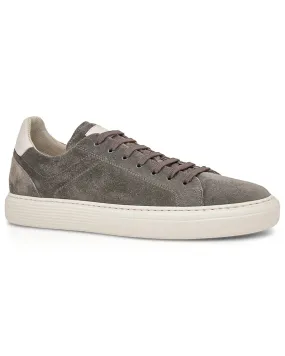 Gray Washed Suede Sneaker