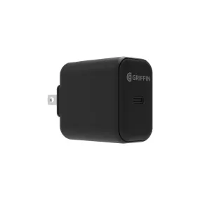 Griffin PowerBlock USB-C PD 18W Wall Charger - Black