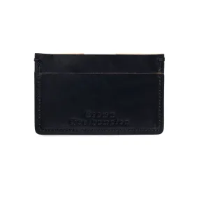 Houghton Card Holder - Black Horween Chromexcel