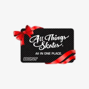 Ice Skate Gift Card