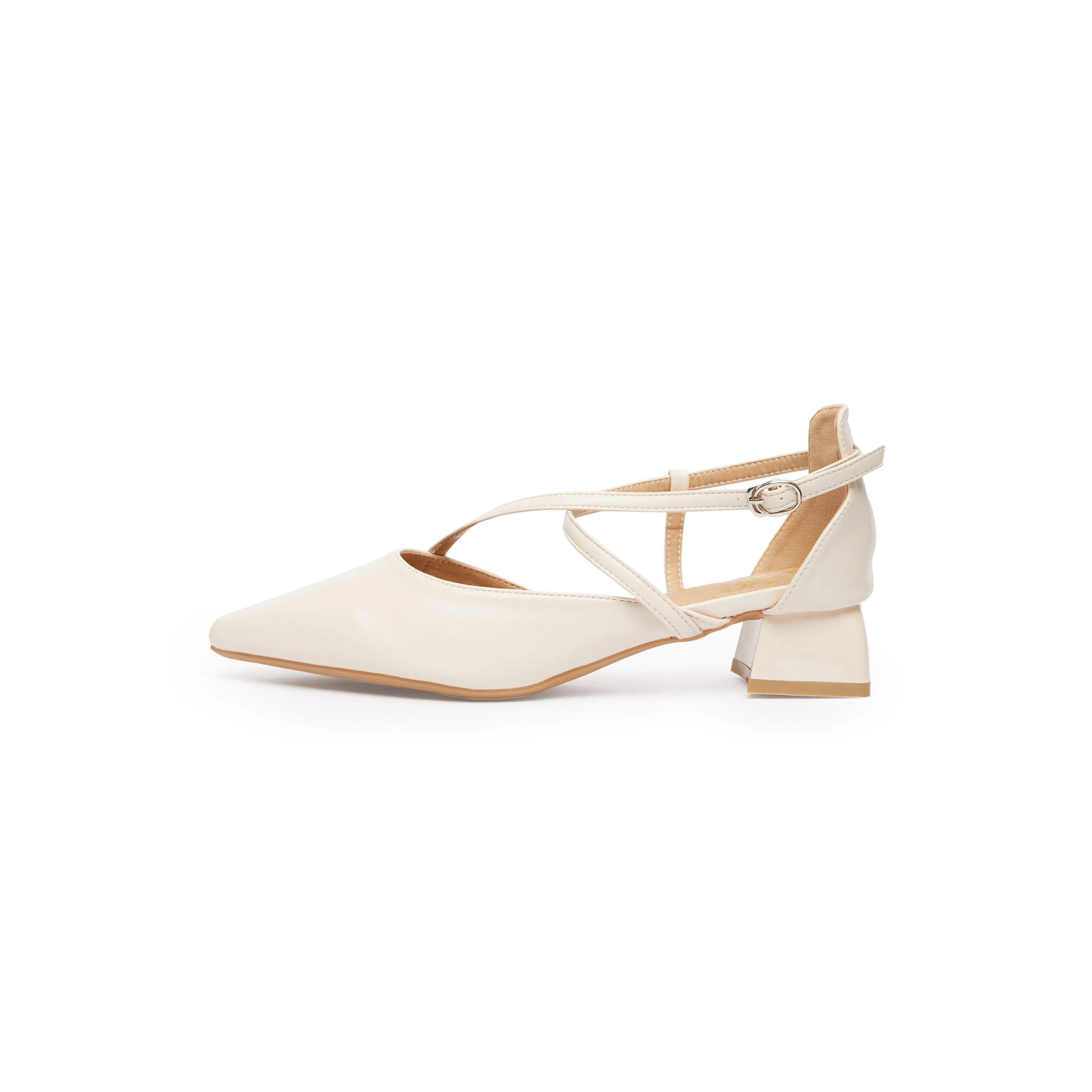 Kedi Heels Sandals - Beige ( BEI )