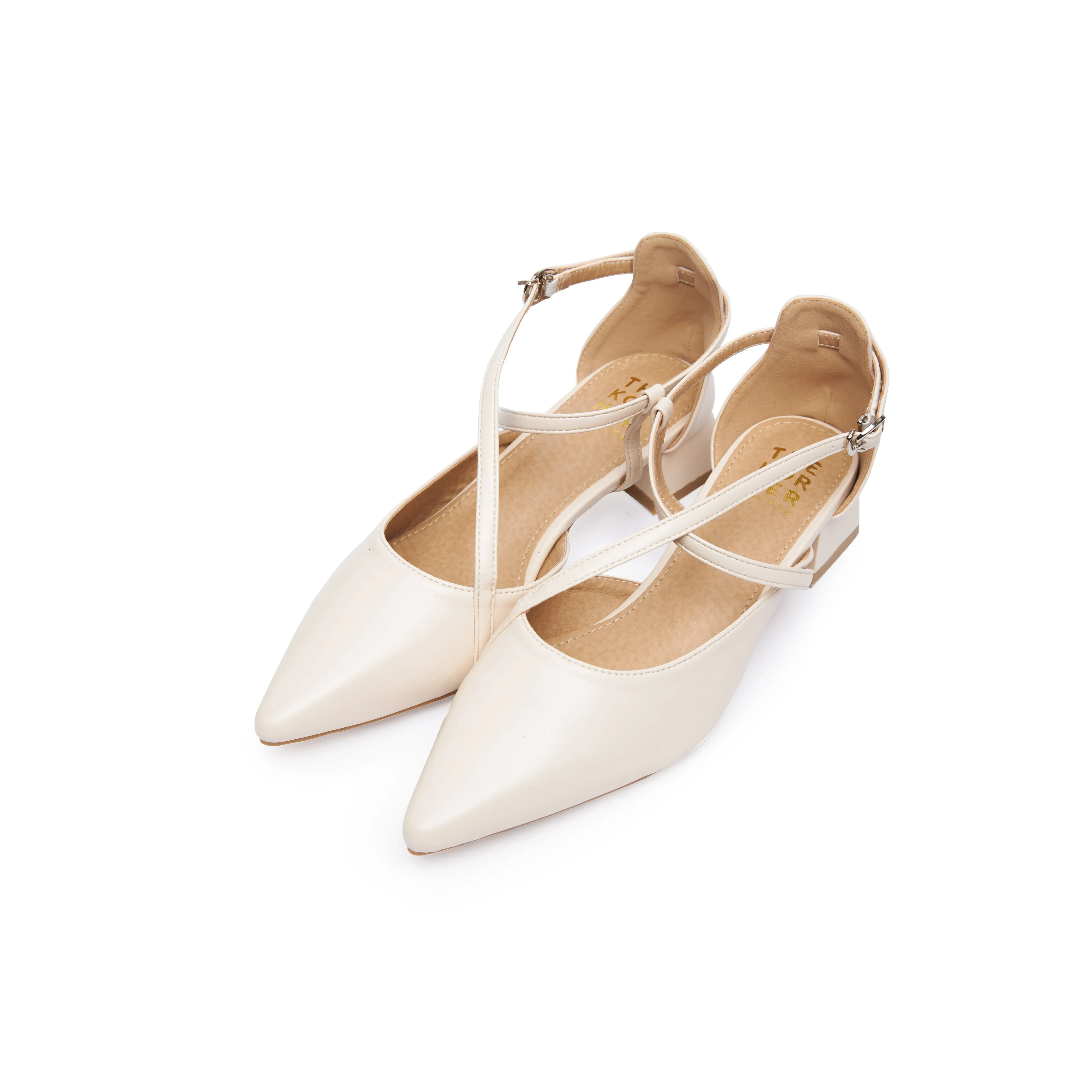 Kedi Heels Sandals - Beige ( BEI )