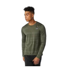New Balance Q Speed Fuel Jacquard Long Sleeve -  Men's