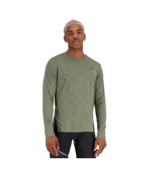 New Balance Q Speed Fuel Jacquard Long Sleeve -  Men's