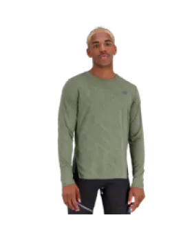 New Balance Q Speed Fuel Jacquard Long Sleeve -  Men's