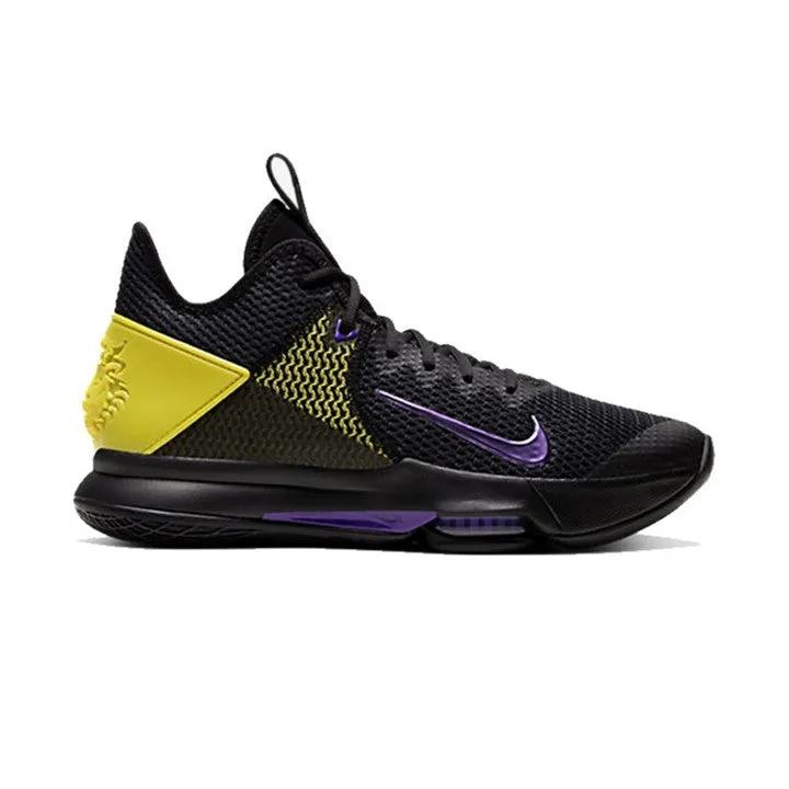 Nike Lebron Witness Iv Ep Black/Voltagepurple-Optiyellow-White