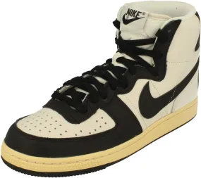 Nike Terminator High PRM Mens Trainers FD0394 Sneakers Shoes (UK 6 US 7 EU 40, Phantom Black Pale Vanilla 030)