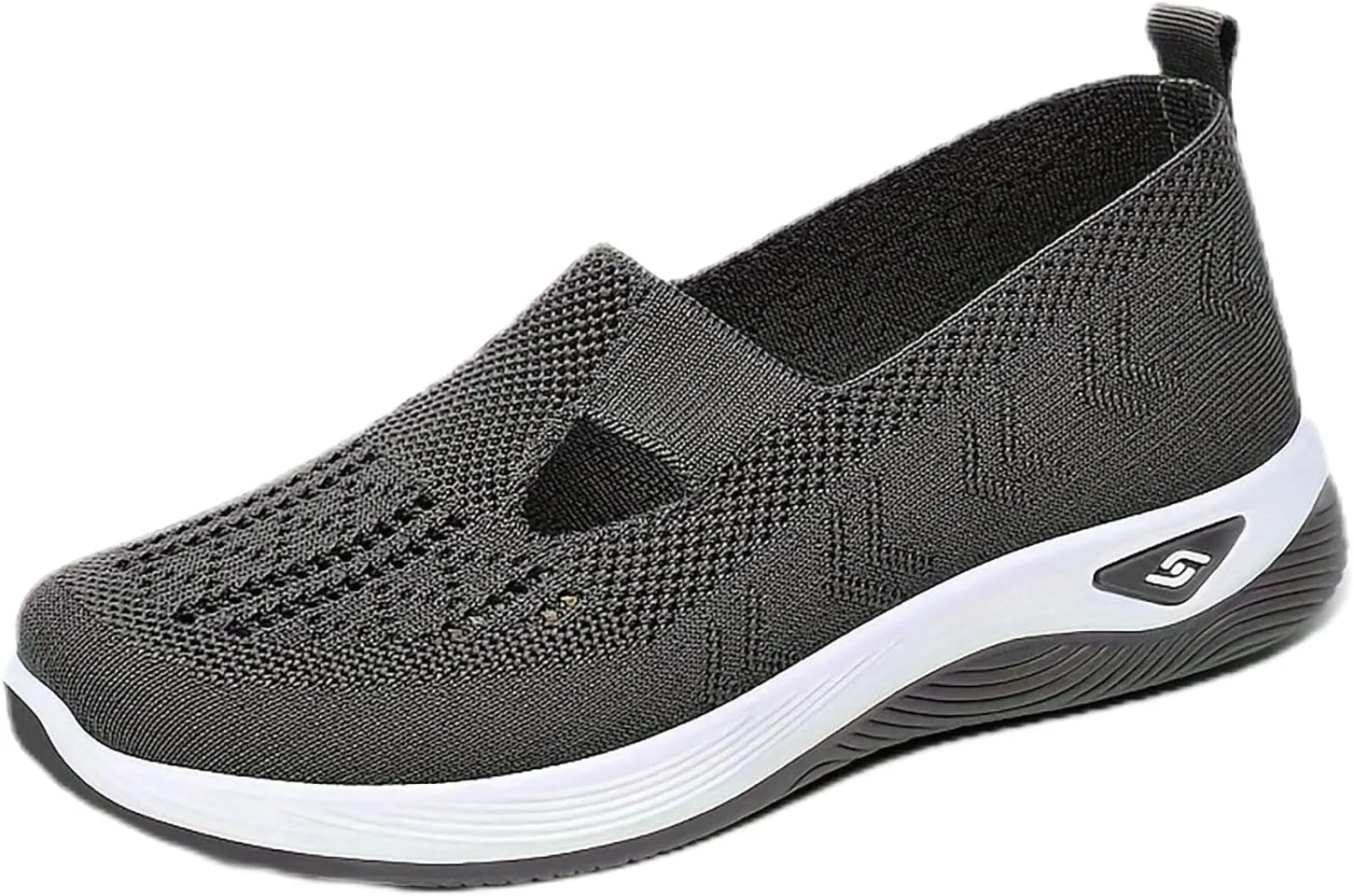 Orthopedic Sneakers for Women Air Cushioned Orthopedic Skateboarding Shoes Walking Shoes Woven Breathable Soft Sole Shoes Arch Support Platform Orthopedic Sneakers