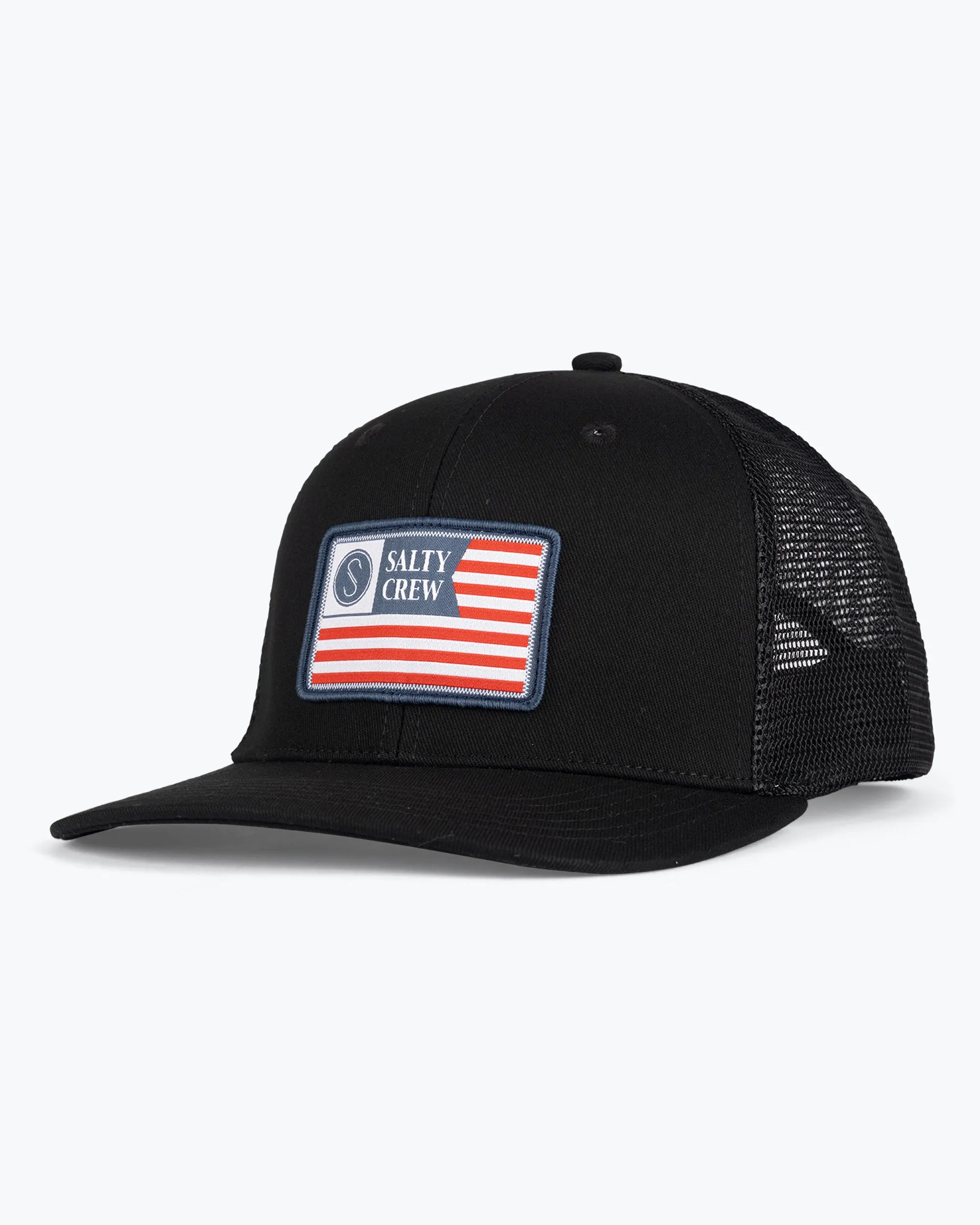 Patriot Black Retro Trucker