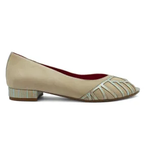 Stylish Flat Shoe in Natural Mint - Comfortable & Eco-Friendly