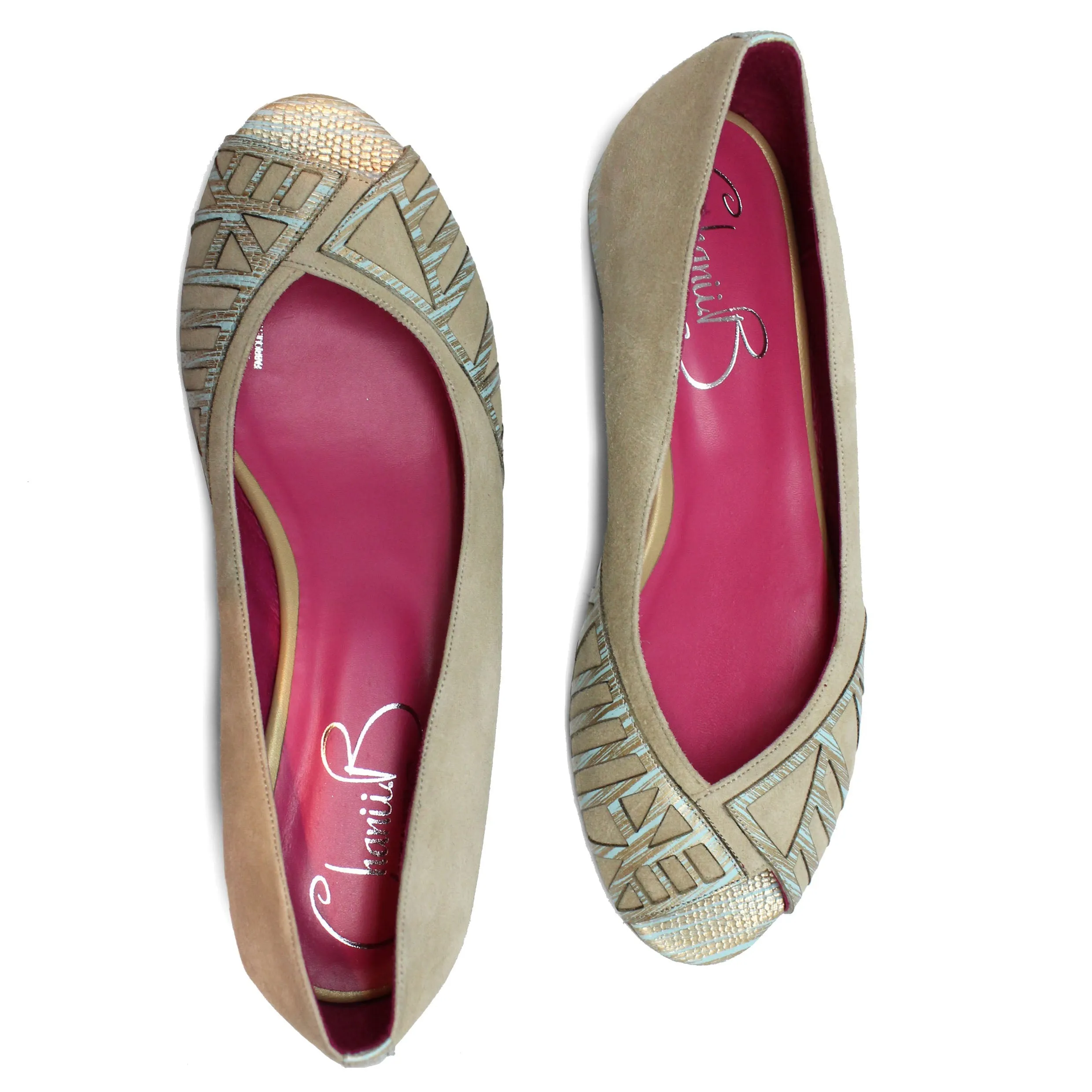 Stylish Flat Shoe in Natural Mint - Comfortable & Eco-Friendly