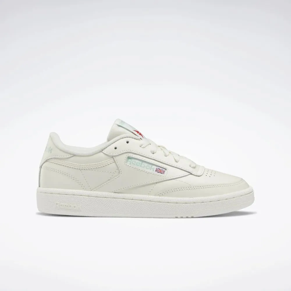 Reebok Footwear Women Club C 85 Women's Shoes CHALK/CHALK/LIGHT SAGE