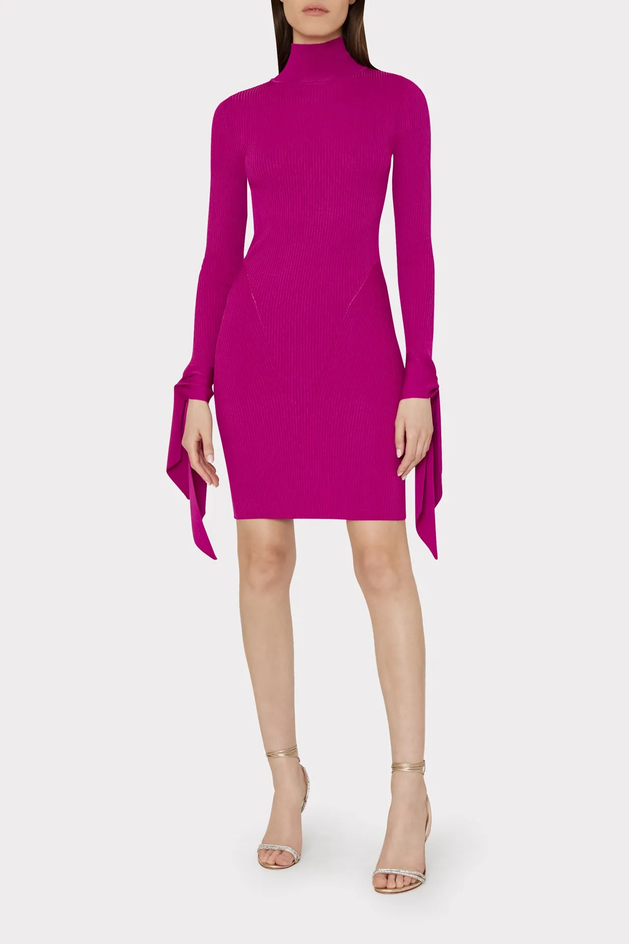 Rowa Cascading Cuff Mini Dress
