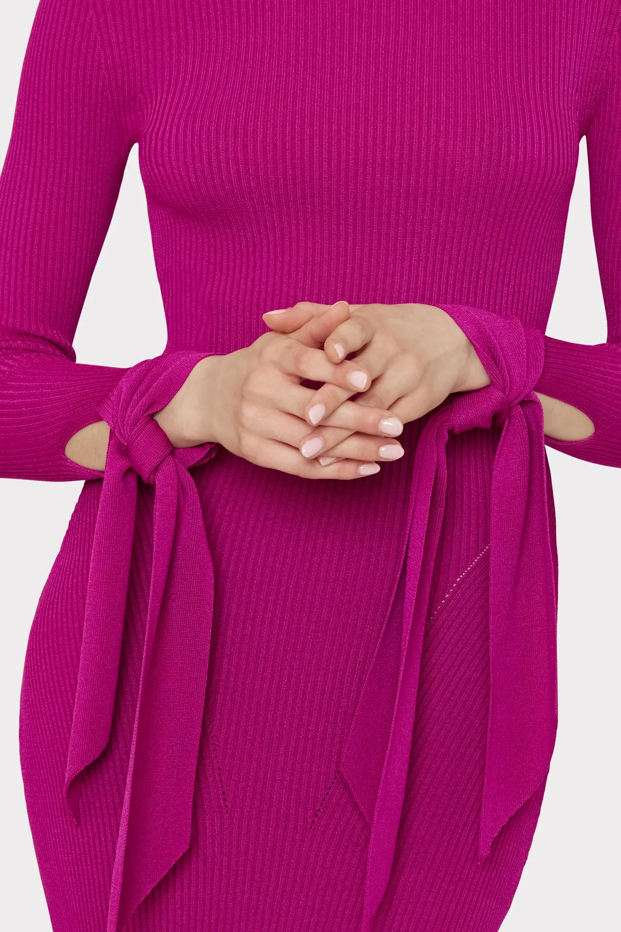 Rowa Cascading Cuff Mini Dress