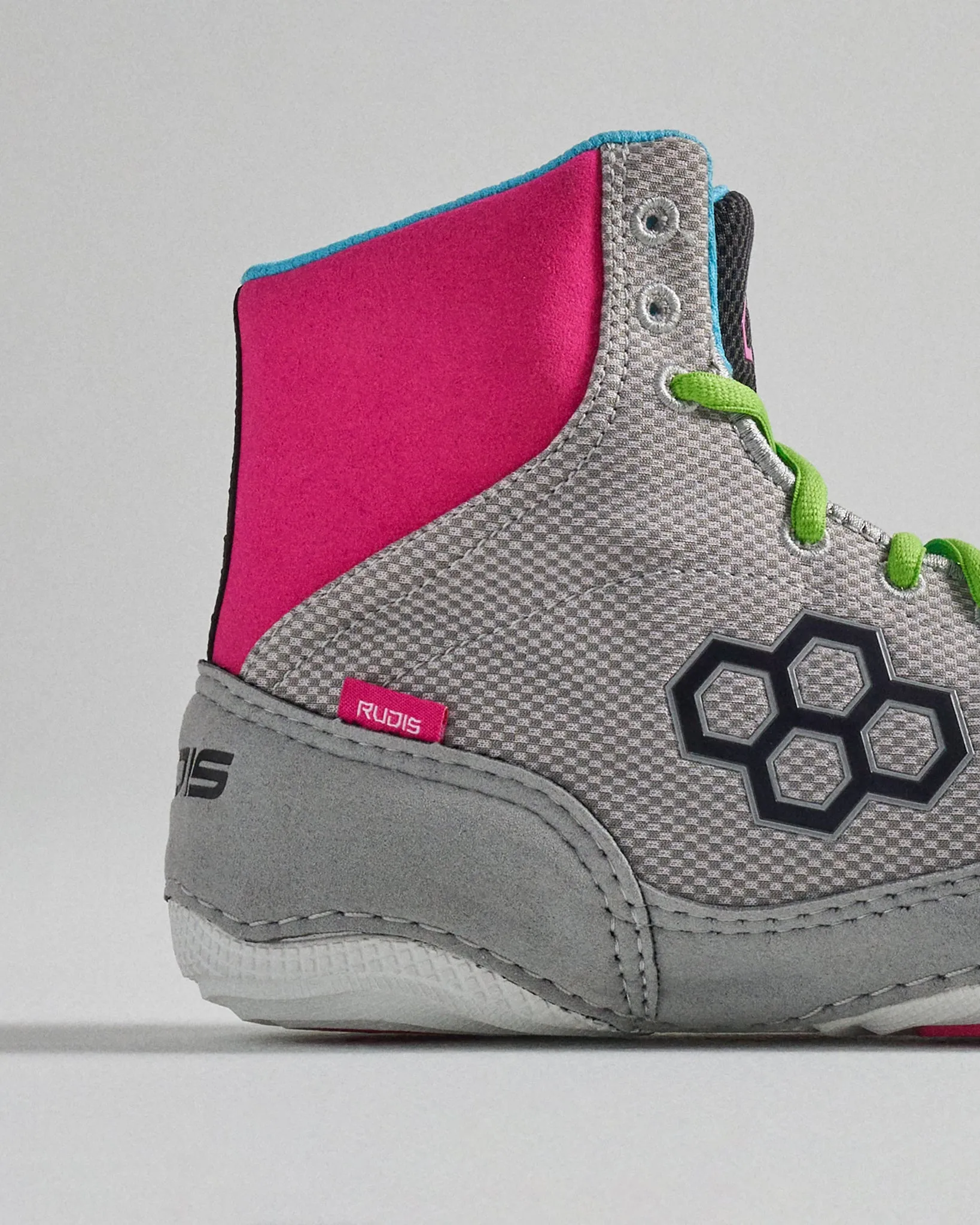 RUDIS Colt 2.0 Adult Wrestling Shoes - Magenta/Lime