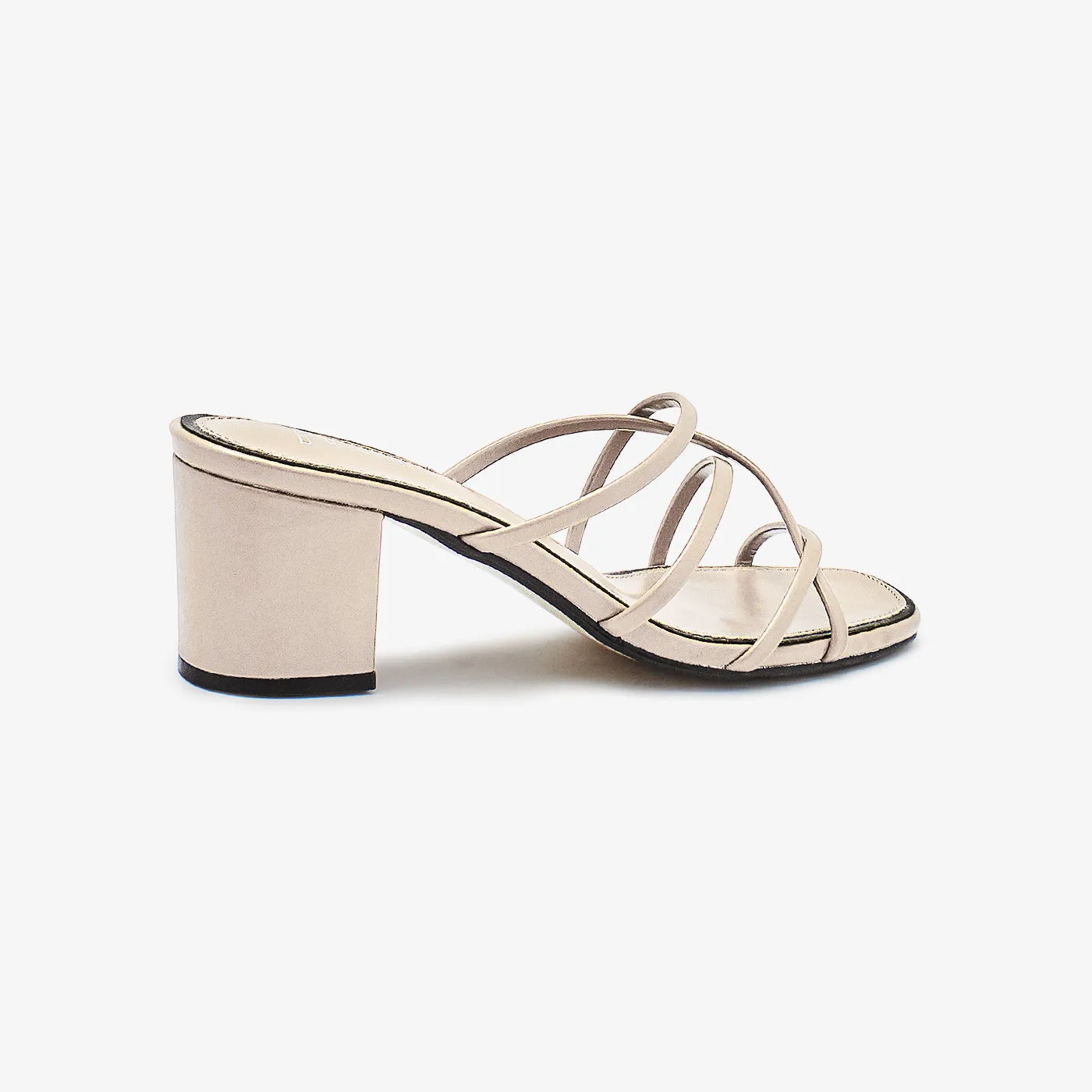 Square Block Womens Heels