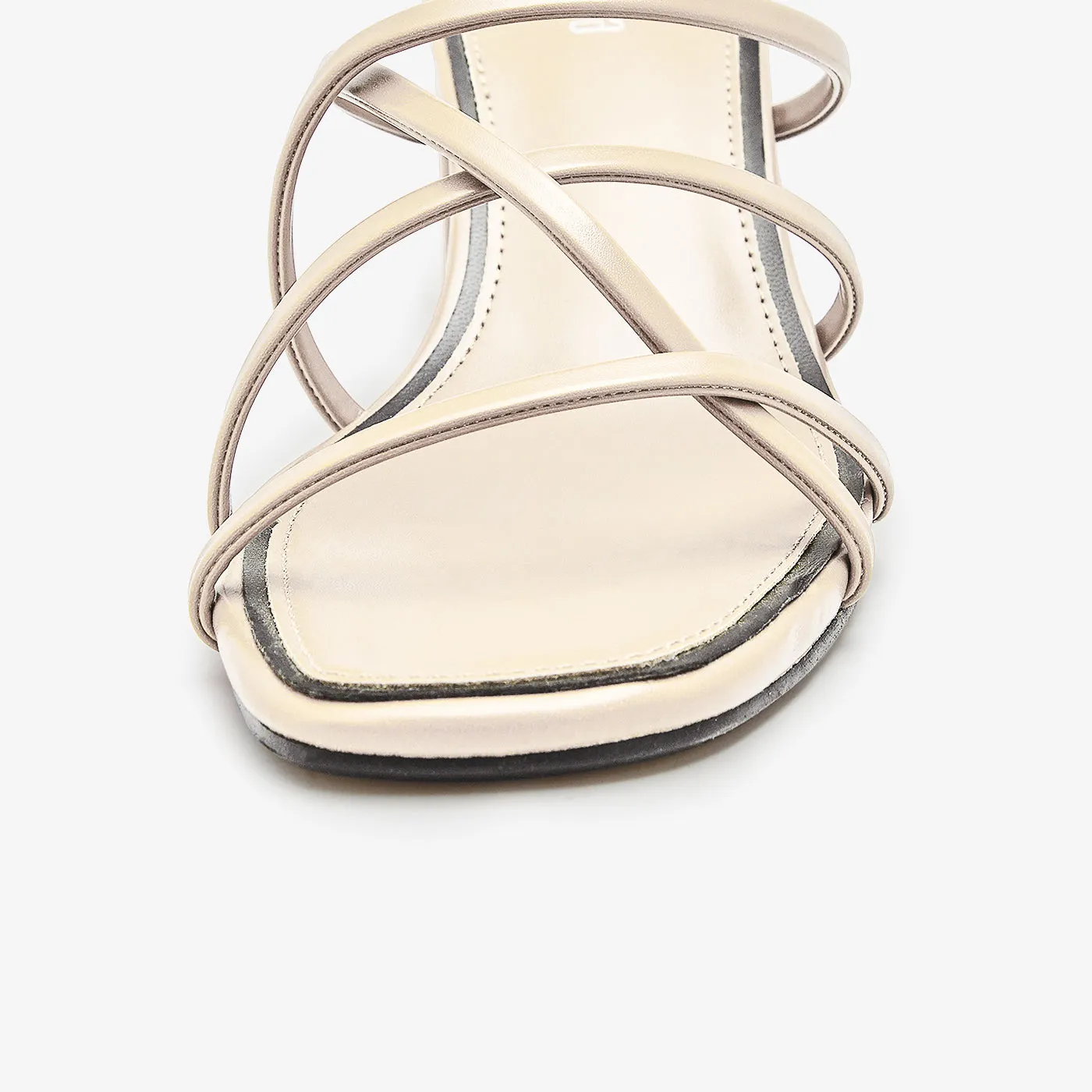 Square Block Womens Heels